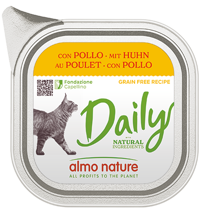 【SALE】almo nature Daily キャットフード 100g 33個 Daily with Chicken
